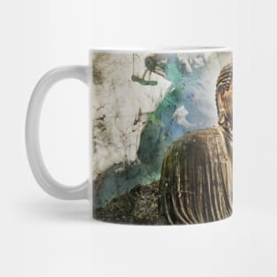 Warm Texture Buddha Mug